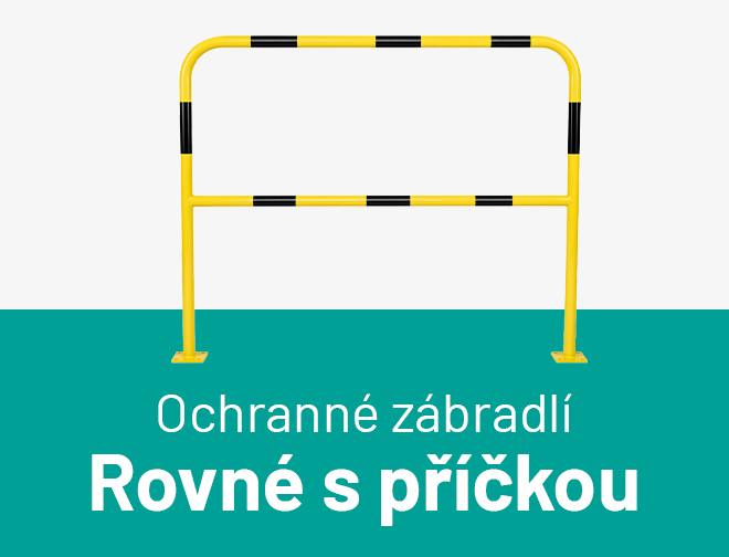 Banner - Ochranné zábradlí - Rovné s příčkou