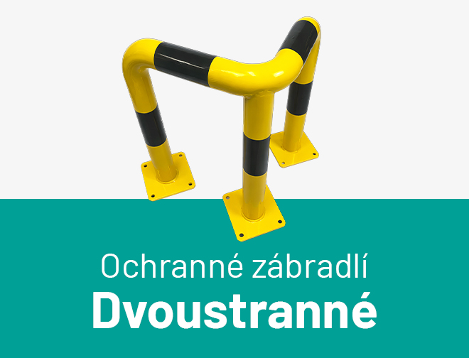 Banner - Ochranné zábradlí - Rohové dvoustranné