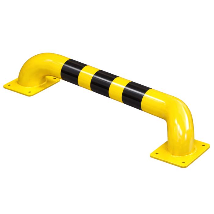 Podlahová zábrana zahnutá délka 2600mm, výška 140mm, trubka 76mm