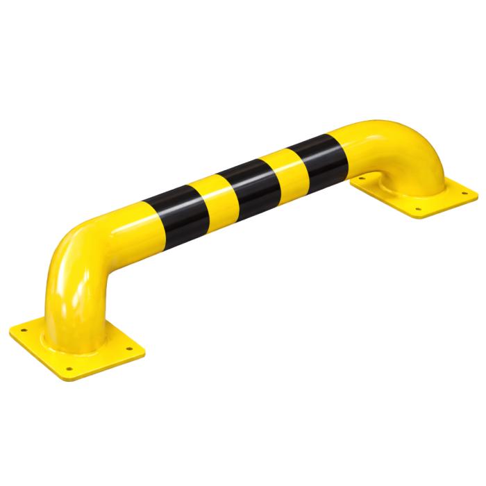 Podlahová zábrana zahnutá délka 2600mm, výška 140mm, trubka 76mm